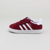 Scaled down for a toddler's tiny stride, this seasons adidas Originals Gazelle 2.0 shoes step baby into an iconic soccer style made from super-smooth suede. Features an elastic closure for easy-on, easy-off convenience. Imported.