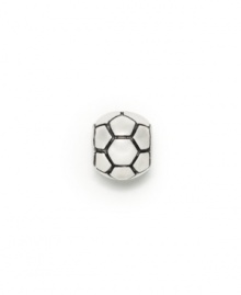 Score major points with the cute soccer ball bead in sterling silver. Donatella is a playful collection of charm bracelets and necklaces that can be personalized to suit your style! Available exclusively at Macy's.