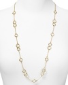 Get fabulously fete-worthy with kate spade new york's gold-plated chain necklace. Whether its black tie or a party for one, this sparkly strand will make your look pop.