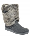 So completely cozy. Roxy's Hemlock's faux-fur booties are a great choice on winter's coldest days.