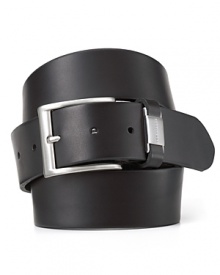 Sleek and refined for the work week but versatile enough for jeans, this BOSS Black leather belt makes a great addition to your everyday wardrobe.