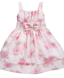 Cultivate her beauty with this precious floral dress from Sweet Heart Rose.