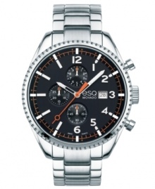 Light a spark to your style with this precise and sophisticated Catalyst watch from esQ Movado.