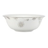 A fine vintage. The Paisley Terrace serving bowl elevates even the most elegant settings with breezy florals grounded in graceful white porcelain. With luxe platinum banding to complement the rest of the Lenox dinnerware collection. Qualifies for Rebate