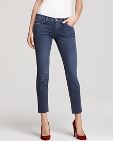 Current/Elliott Jeans - The Dotted Low Rise Stiletto in Medium Wash