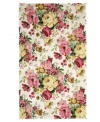 Step into a lush garden with this Chantal accent rug from Bacova, featuring a colorful floral print that will brighten up any space. Latex back ensures non-slip protection.