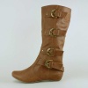 Carrini Havyn 4 Buckle Wedge Boot