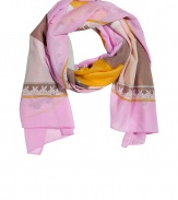 Wrap yourself up in high style with this Pucci printed cotton Pareo - Geometric printed easy-to-style scarf - Style with an elevated jeans-and-tee ensemble or tie around your waist for beachside chic