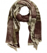 Add of-the-moment style to your look with this ultra-luxe printed cashmere-blend scarf from Faliero Sarti - Multi-print detail, easy to style length - Style with jeans or chinos, a cashmere pullover, and a leather biker jacket