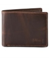 This rugged wallet from Fossil is a perfect everyday companion.