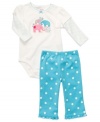 Show grandma how much she's loved with Carter's mock sleeve bodysuit and dotted pant set.