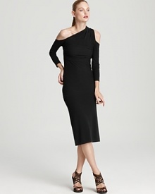 Donna Karan New York Dress - Off the Shoulder Draped