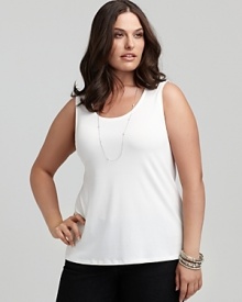 Dressed up with denim and chic accessories or effortlessly paired with your favorite summer shorts, Eileen Fisher's silk jersey tank lends feminine ease to everyday looks.