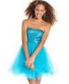 Party like a princess in this sweetheart dress from Trixxi – a super-femme confection of tulle and sequins!