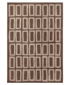 Abstract rectangles in soft neutral tones create a casual and carefree design in the Tribecca area rug from Sphinx. Machine woven from soft and durable polypropylene, this piece is ideal for kids, pets and high traffic areas. (Clearance)