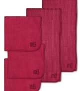 Wash your kitchen in color with a set of vibrant dish cloths and towels that wakes your space up to clean! Extremely durable, soft and versatile, each towel or cloth is highly absorbent and quick drying for an incredible ease in prep and cleanup.