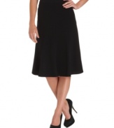 Polish your wardrobe with this classic A-line skirt from AGB.