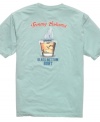 You won't get that sinking feeling when you are aboard your laid back style scooner.  This t-shirt from Tommy Bahama is your captain's license for cool.