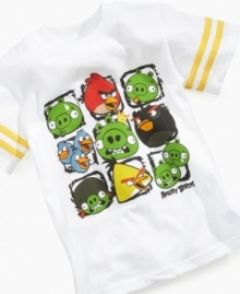 With this Angry Birds graphic t-shirt from Epic Threads, he'll have high-flying style for summer.