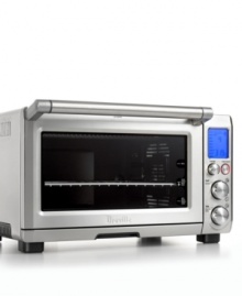 Counter intelligence. The Breville Smart toaster oven utilizes Element IQ(tm) technology to put power where it's needed most. For each of the 9 preset programs, this compact oven delivers just the right power at just the right time, even remembering any adjustments you make along the way. One-year warranty. Model BOV800XL.