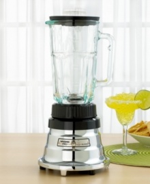 The perfect combination of function and style, this commercial-quality blender works like a charm and looks even better. Heavy-duty motor has 360 watts of power to perform all your blending needs. 40-ounce glass jar. Removable blade assembly for easy cleaning. Model WPB05. Manufacturer's limited warranty.