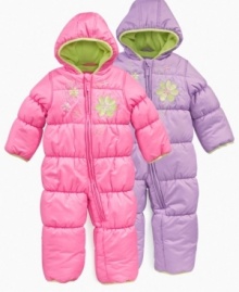 She'll be toasty and look totally adorable in this Hawke & Co. snowsuit.