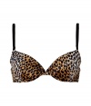 Turn up the heat with this ultra-sexy bra from D&G Dolce & Gabbana - Padded cups, all-over leopard print, adjustable straps - This bra is perfect under any outfit or on its own for stylish lounging