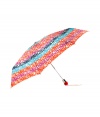 Brave the elements in chic city style with Marc by Marc Jacobs logo-laden umbrella - Allover multicolored logo print, blood orange detailed handle, loop strap - Wear with wellies and a colorful raincoat