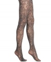 Give your legs a luxe look with these sexy sheers from Berkshire, featuring a chic swirl design from tummy to toe,