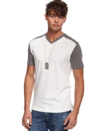 Simplify your style this summer with this easy winner of a t-shirt from Kenneth Cole New York.