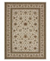 A crisp, modern rendering of traditional Turkish rug designs, the Samira area rug from Loloi boasts rich tones of ivory and blue that offer a regal air to any space. Crafted in Turkey of ultra-durable and easy-to-clean polypropylene.