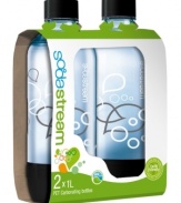 Carbonating bottles trap the fizzy goodness and bubbly brilliance of sodas, so every sip is as fresh as the first sip. Made of a high-strength PET, these bottles are engineered to withstand the wear of carbonation.