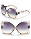 Balenciaga 2-tone Vented Temple Sunglasses