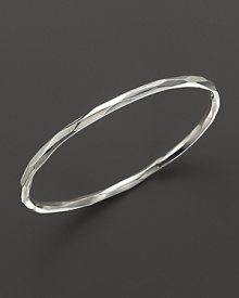 Slim sterling silver, sculpted for beautiful texture.