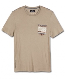 Give your style a casual call out with this soft crew neck t-shirt from Buffalo David Bitton.