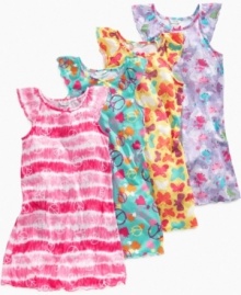 She can be stylish even in her sleep with one of these cute nightgowns from Komar Kids.