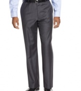 Sleek and sophisticated, these updated dress pants offer all the modern style and comfort you need for a long day on the job.