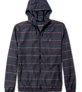 It's not just a layer, it's a look. This striped jacket from Volcom seals the deal on any casual outfit.