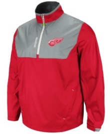 Put your Detroit Red Wings pride on display with this NHL jacket from Reebok.