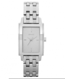 Classically elegant, this DKNY watch complements business attire in a snap.