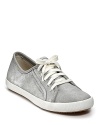 Shimmery suede takes your sneakers from pretty cool to paparazzi-perfect. By Keds Champion.