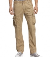 Tough enough for the concrete jungle (or the actual jungle), these rugged cotton cargos from Levi's put a rustic twist on any casual pairing. (Clearance)