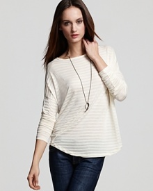 A minimalist silhouette and impeccable fit make this Soft Joie top a must-have wardrobe building block.