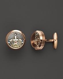 TF Est. 1968 18K Rose Gold-plated Tourbillon Cufflinks