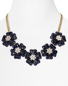 kate spade new york's floral bib is a powerful choice. Put the petal to the metal--this statement necklace adds impact to clean lines and classic looks.