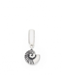 Conjure the calmness of the shore with this lovely sterling silver shell charm. Donatella is a playful collection of charm bracelets and necklaces that can be personalized to suit your style!  Available exclusively at Macy's.