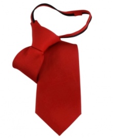 This go-with-anything tie from Tommy Hilfiger makes dressing up a quick and easy task.