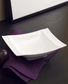 Two mix and match ridged patterns--Sevenº and Fourº--combine to lend your table a modern, geometric aesthetic. From Lenox's dinnerware and dishes collection. Qualifies for Rebate