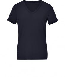 With a cool cut in transitional cotton-wool, Closeds V-neck tee is a modern take on this must-have essential style - V-neckline, short sleeves - Slim fit - Wear with a pullover, jeans and lace-ups