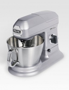 With 800 watts of power, this professional-grade stand mixers provides enough brawn to knead any dough into submission. But it has a tender side, with a range of settings delicate enough for even the most sensitive meringue.